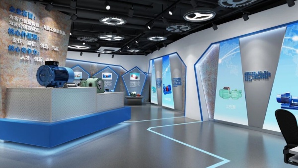 錨定智造強國重慶水泵企業展廳的工業敘事與設計表達