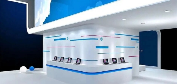 惠普科技展廳設(shè)計(jì)搭建案例分析
